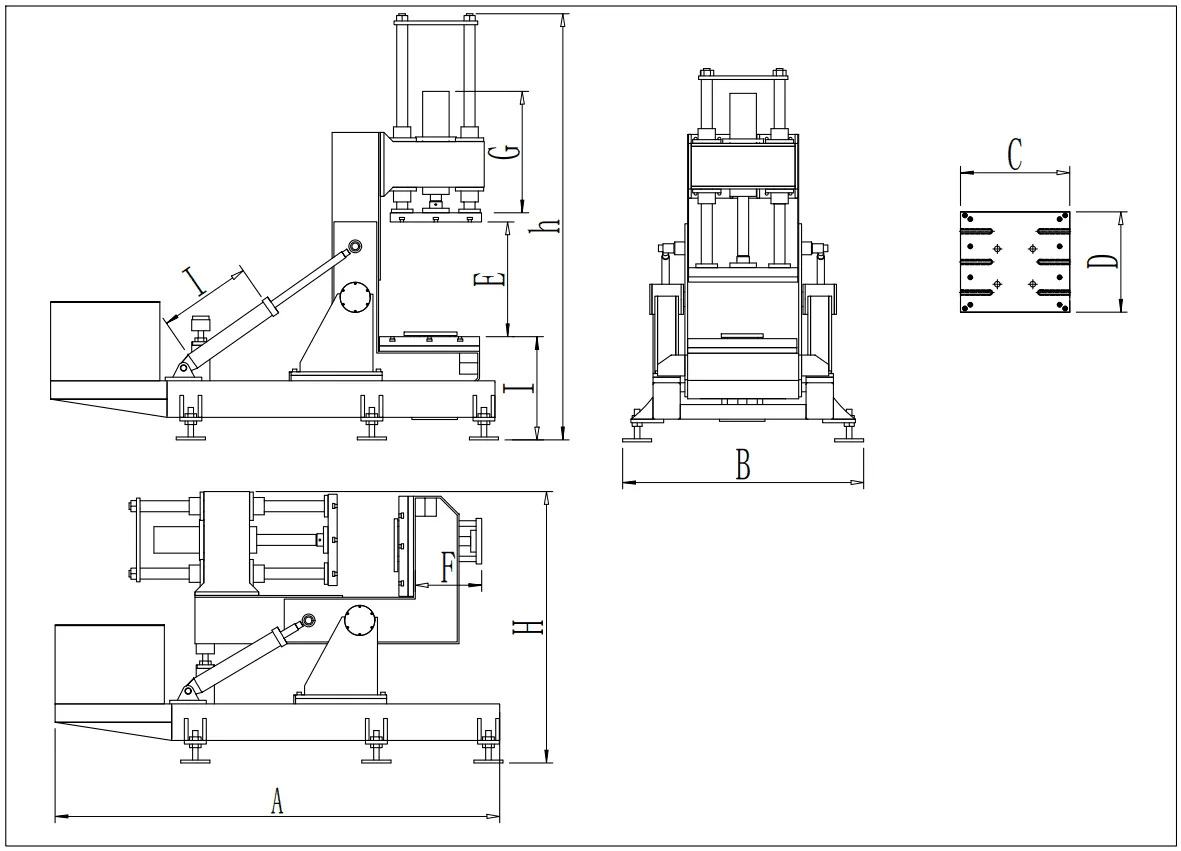 Mesin Pengecoran Gravitasi Tipe-C